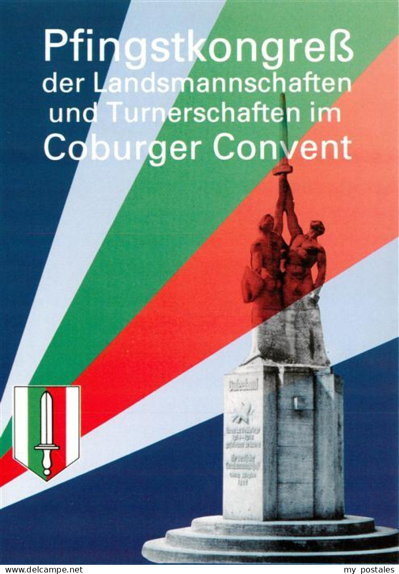 73896677 Coburg Pfingstkongress Der Landsmannschaften Und Turnerschaften Im Cobu - Coburg