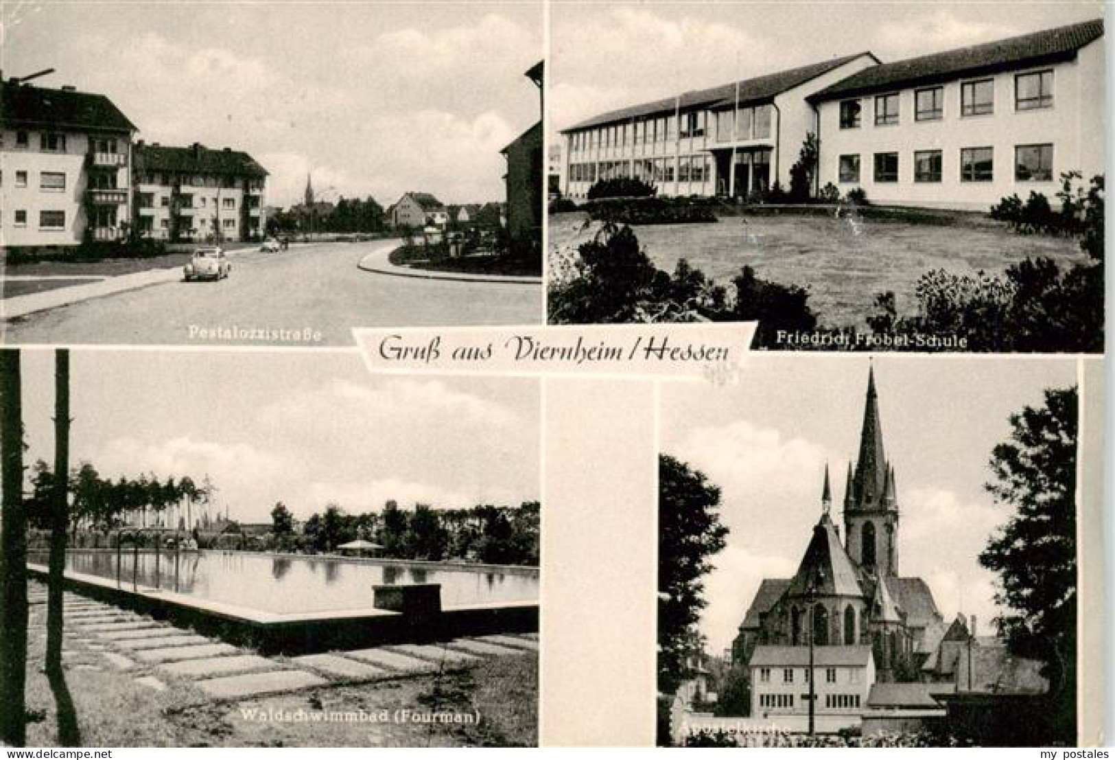 73896633 Viernheim Pestalozzisstrasse Friedrich Froebel Schule Waldschwimmbad Ap - Viernheim