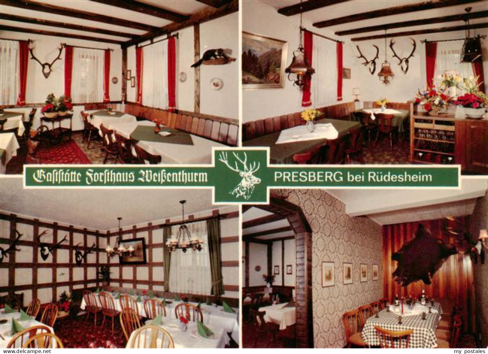 73896595 Presberg Rheingau Ruedesheim Gaststaette Forsthaus Weissenthurm Gastrae - Ruedesheim A. Rh.