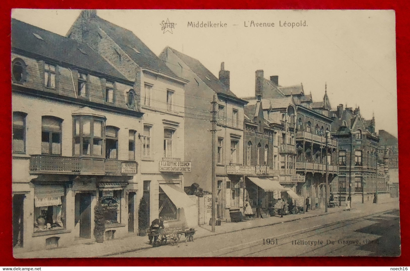 CPA 1911 Middelkerke Avenue Léopold. Marchand Ambulant - Middelkerke