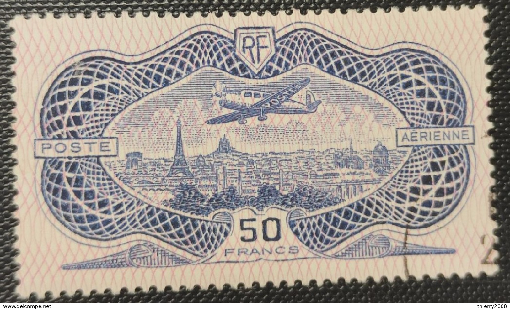 Poste Aérienne N° 15 Avec Oblitération D'Epoque, Cote 400 €  TTB - 1927-1959 Used