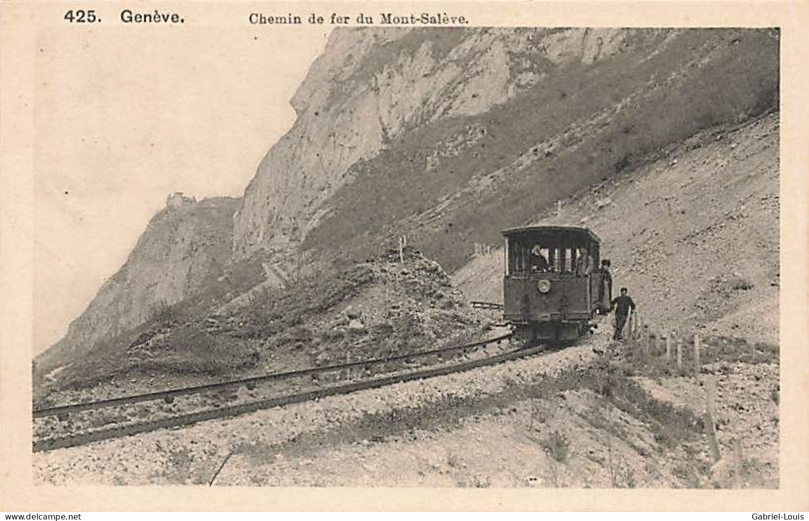 Genève Chemin De Fer Du Mont Salève Train Bahn - Genève