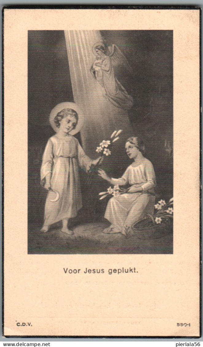 Bidprentje Gent - De Clercq Yvonna Alphonsina (1920-1935) - Images Religieuses