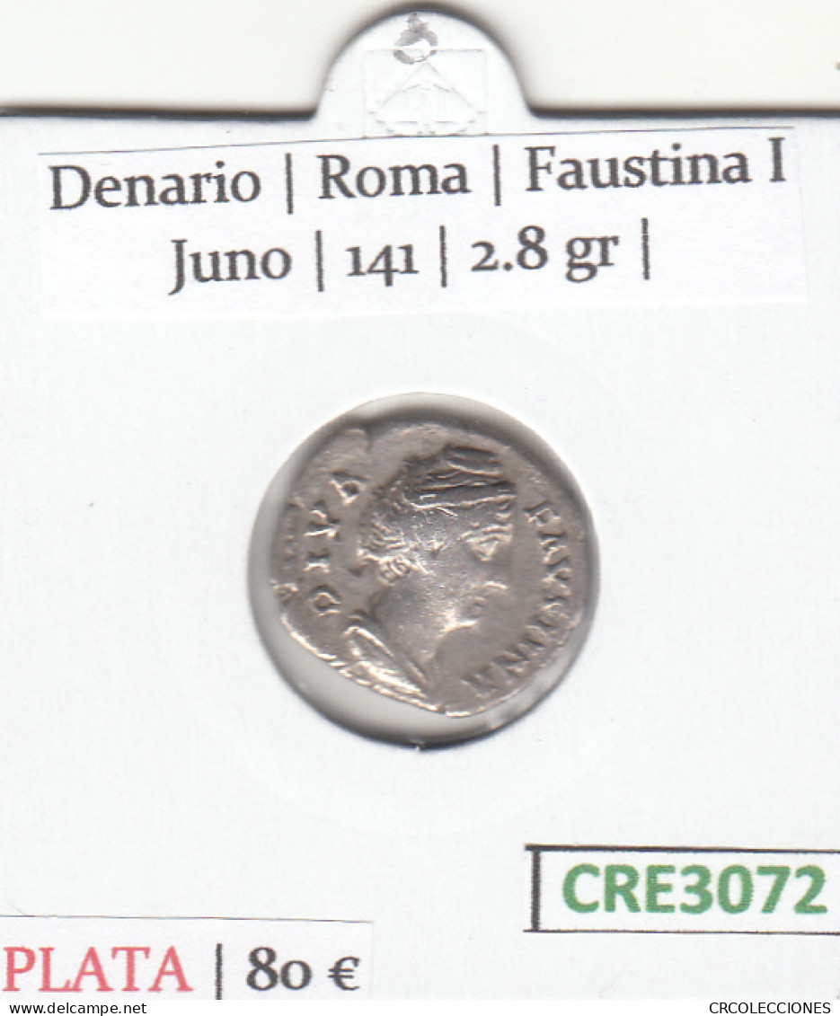 CRE3072 MONEDA ROMANA DENARIO VER DESCRIPCION EN FOTO - Sonstige & Ohne Zuordnung