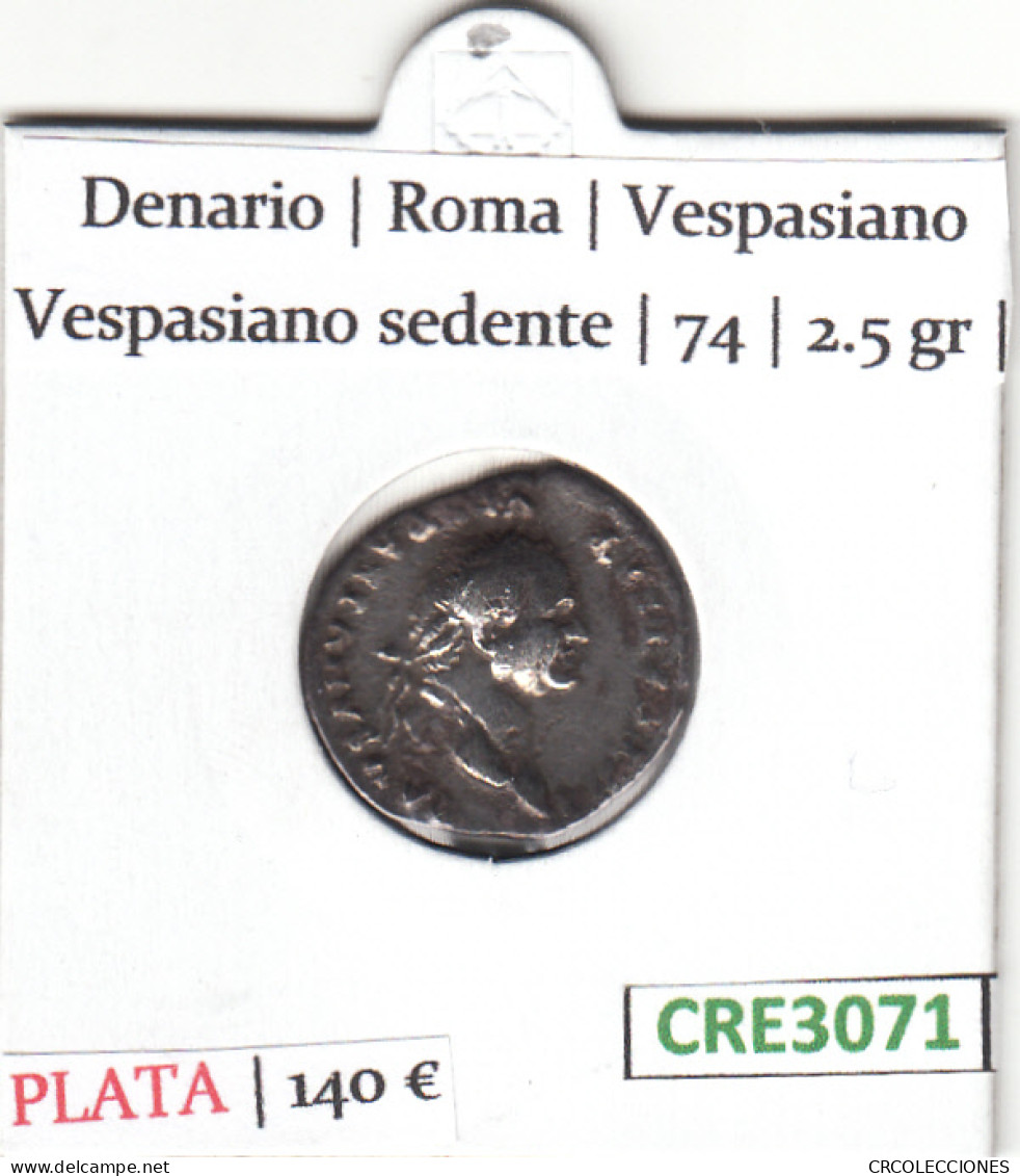 CRE3071 MONEDA ROMANA DENARIO VER DESCRIPCION EN FOTO - Other & Unclassified