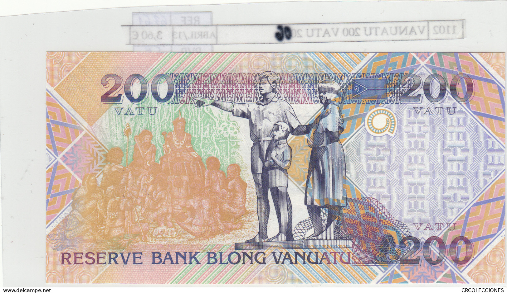 BILLETE VANUATU 200 VATU 2006 P-8c SIN CIRCULAR - Otros – Oceanía