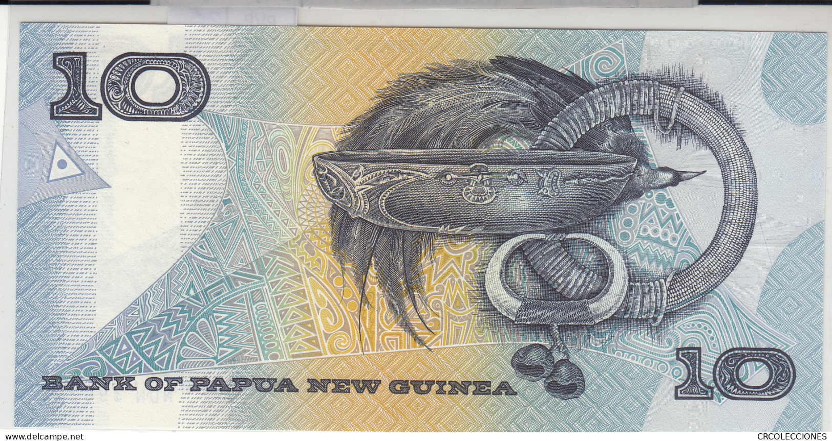 BILLETE PAPUA NUEVA GUINEA 10 KINA 1989 P-9b SIN CIRCULAR - Other - Oceania