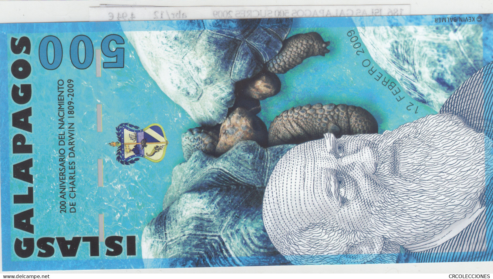 BILLETE ISLAS GALAPAGOS 500 SUCRES 2009 POLIMERO GLP-01a SIN CIRCULAR - Otros – América