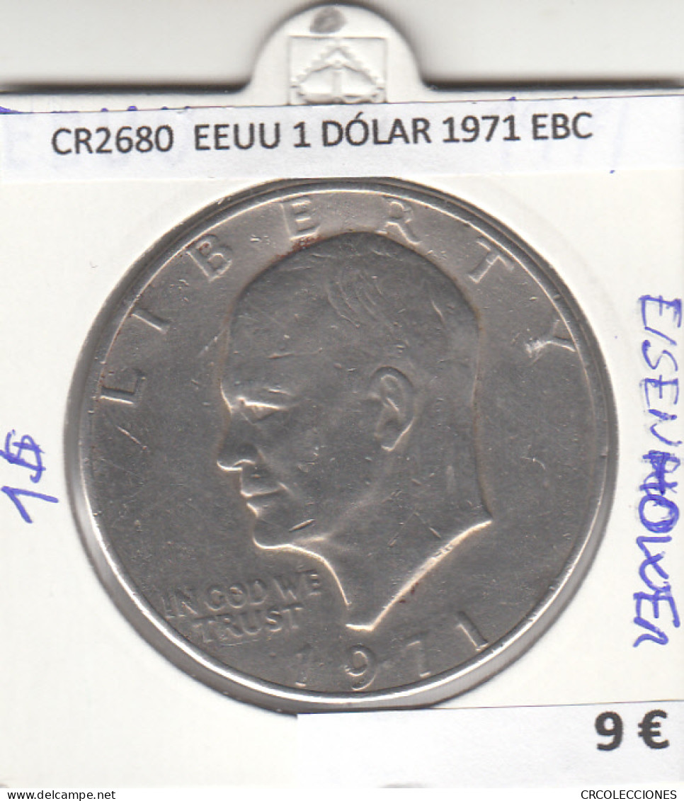 CR2680 MONEDA EEUU 1 DÓLAR 1971 EBC - Otros – América