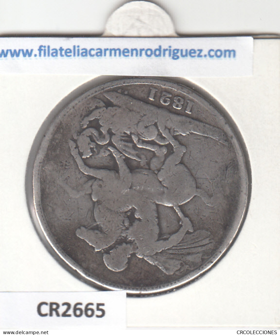 CR2665 MONEDA GRAN BRETAÑA 1 CORONA 18921 MBC - Other - Europe