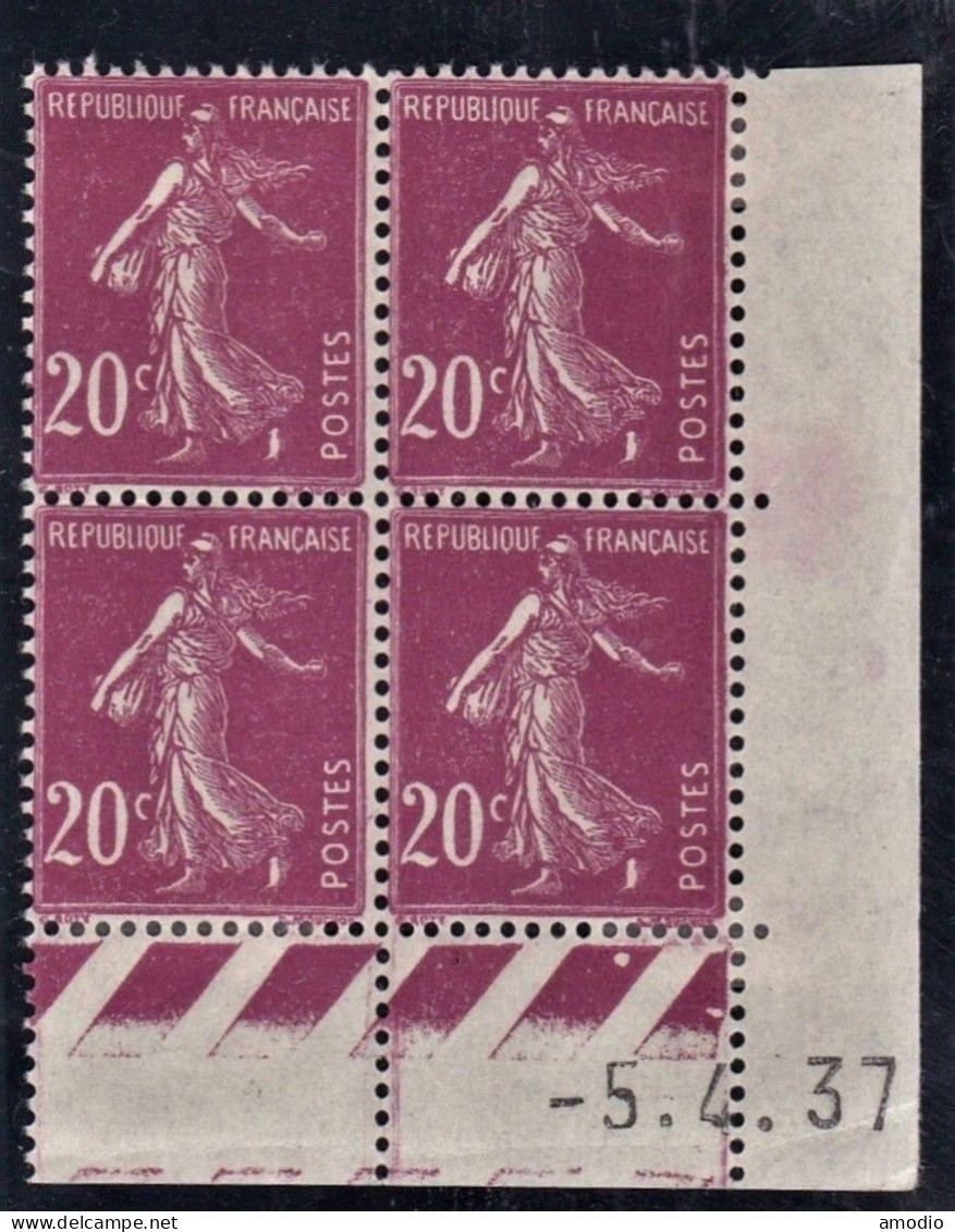 France YT 189/190 Semeuse Camée N* CD 28/03/34 & 05/04/37.2 Scans - 1930-1939