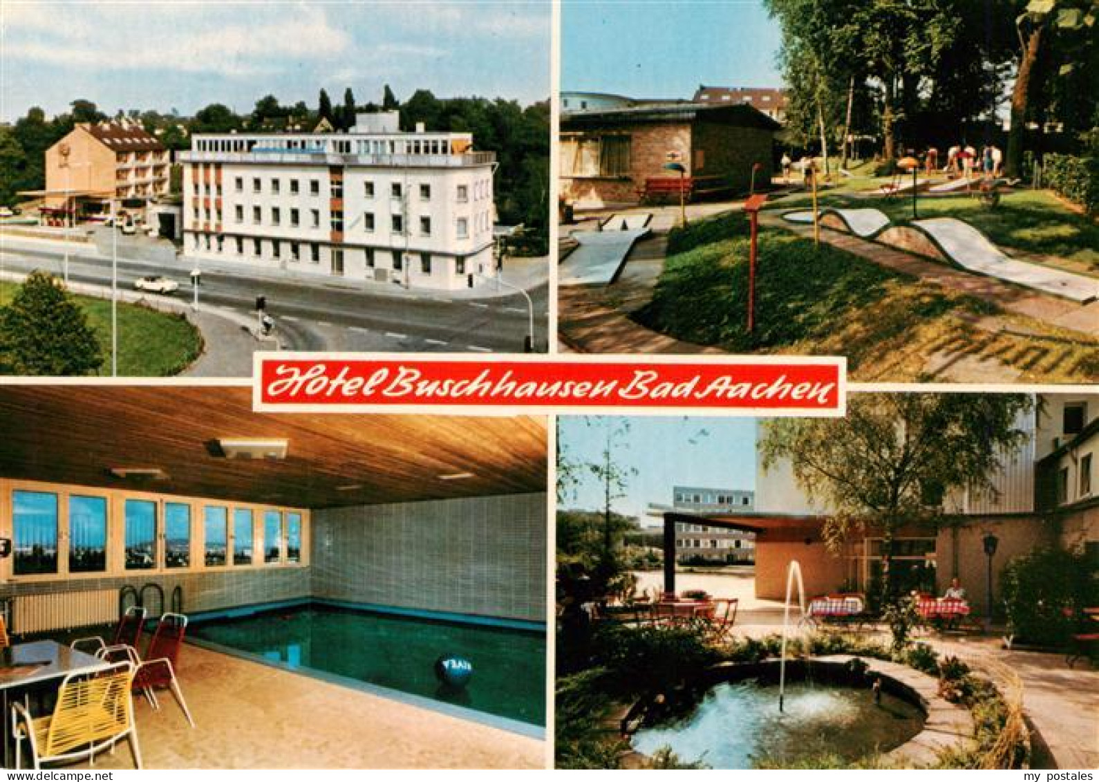 73896472 Bad Aachen Hotel Buschhausen Hallenbad Minigolfplatz Brunnen Bad Aachen - Aken