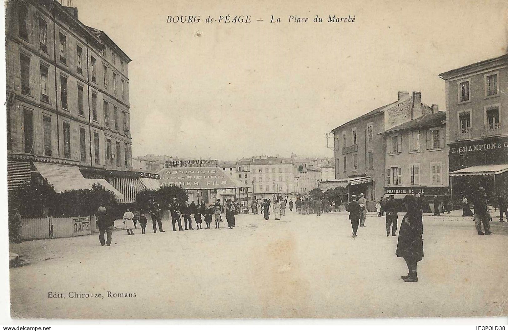 Bourg De Péage La Place Du Marché - Bourg-de-Péage