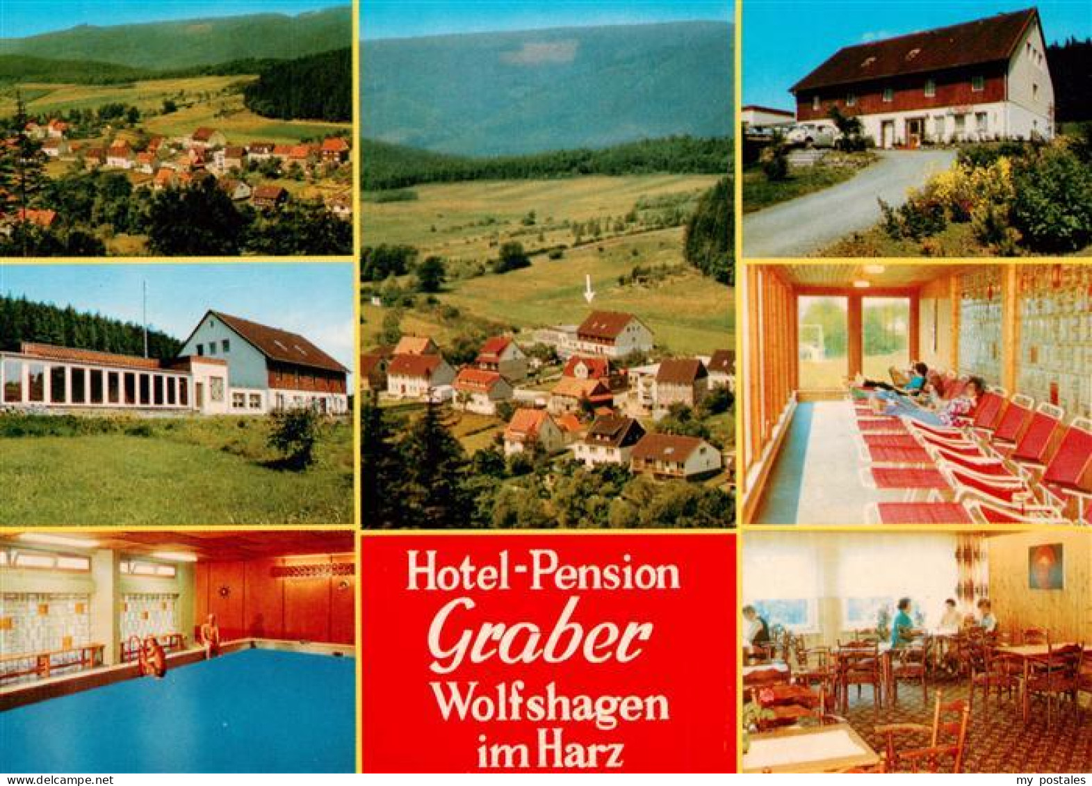 73896468 Wolfshagen Harz Hotel Pension Graber Hallenbad Gastraum Sonnenterrasse  - Langelsheim