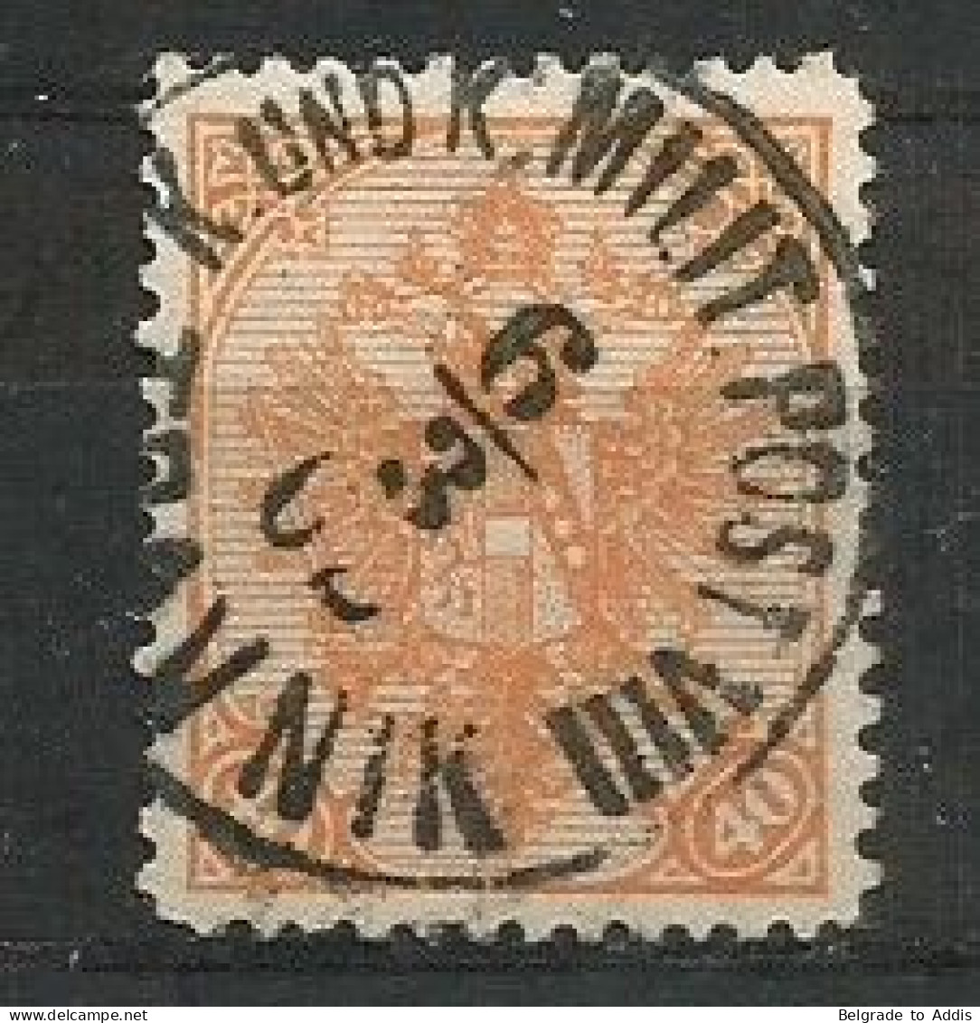 Bosnia Bosnien K.u.K. Austria Hungary Mi.19 Perforation 12½ Used 1900 - Bosnia And Herzegovina