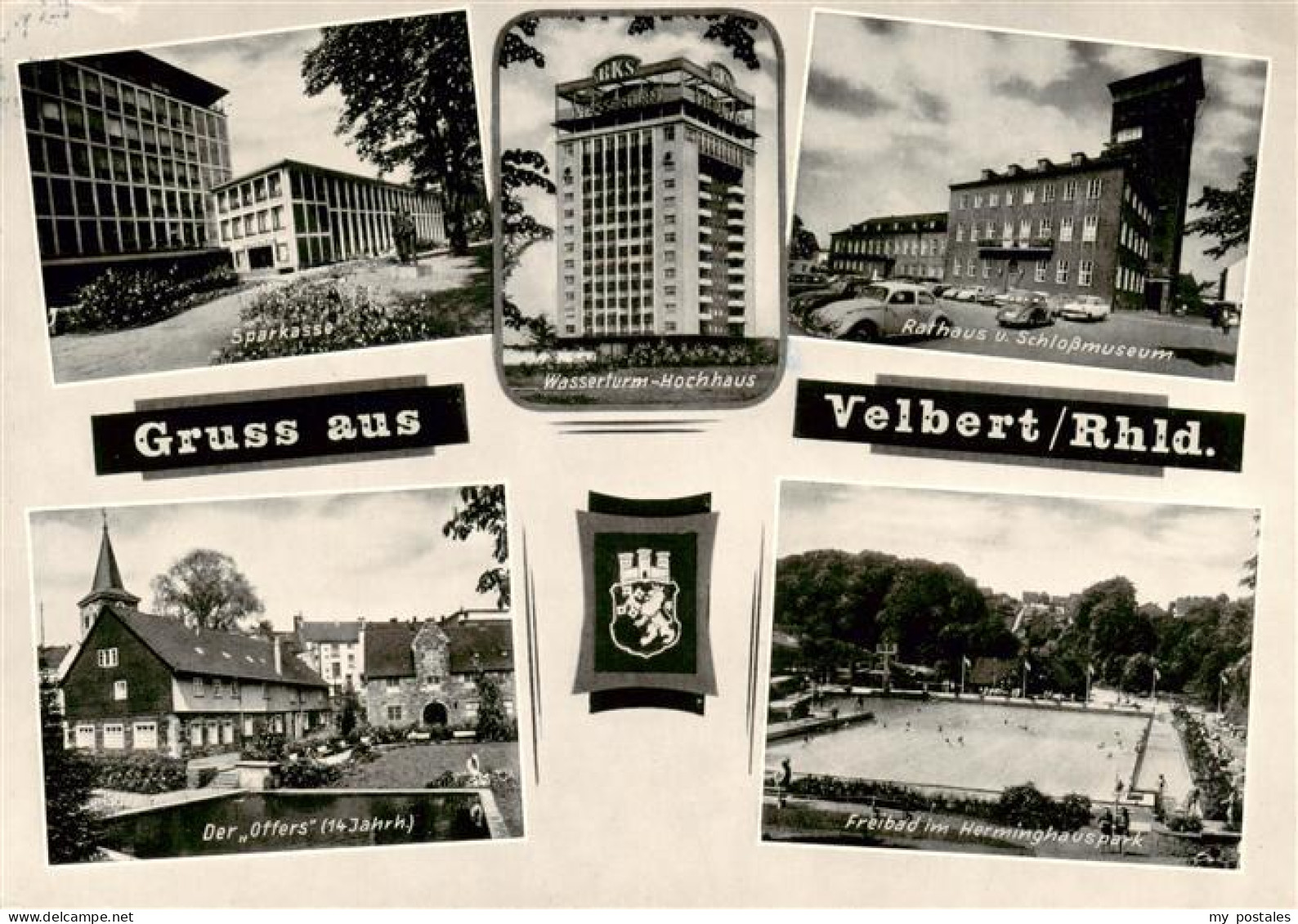 73896446 Velbert Sparkasse Wasserturm Hochhaus Rathaus Schlossmuseum Der Offers  - Velbert