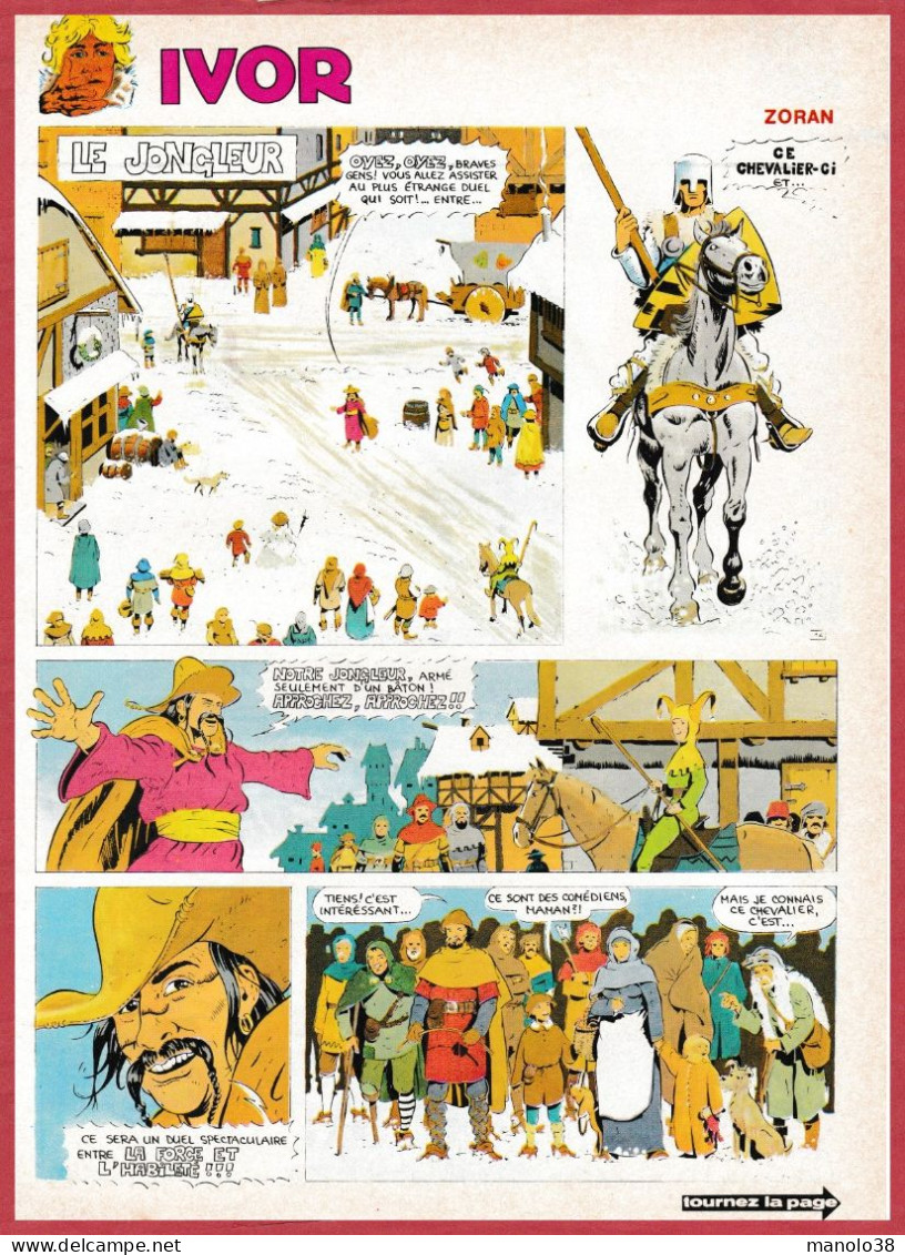 Ivor. Le Jongleur. Dessin Zoran Vanjaka. Dessinateur Croate. Bande Dessinée, BD. Histoire Complète. 1980. - Collections