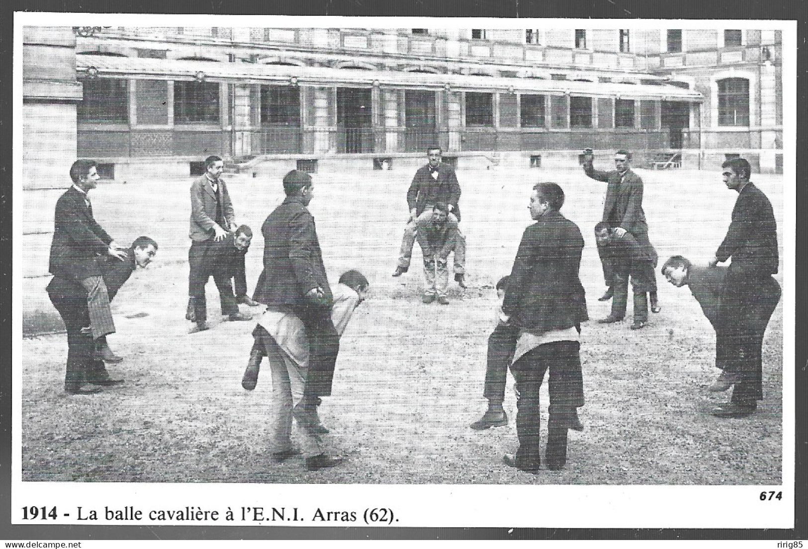 1986  --  E.N.I. D ARRAS . LA BALLE CAVALIERE EN 1914 . 4A998 - Ohne Zuordnung