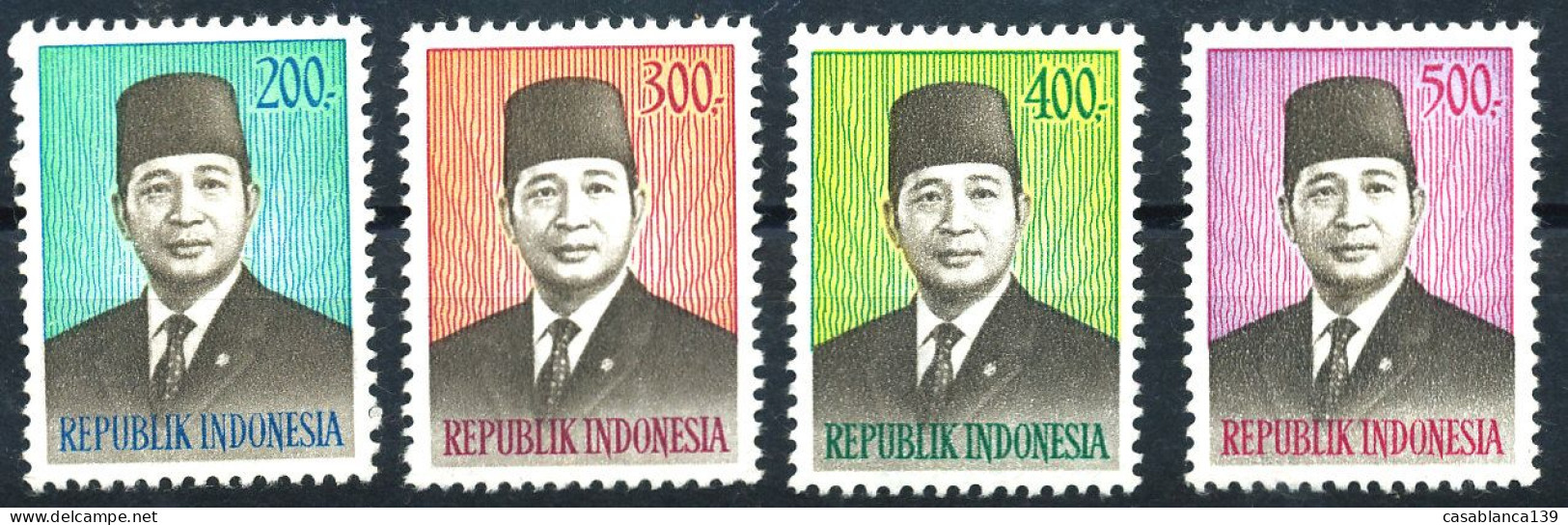 Indonesia 1976, High Value Set Cpl. MNH, Mi. 846-9, Mi.24,00 - Indonésie