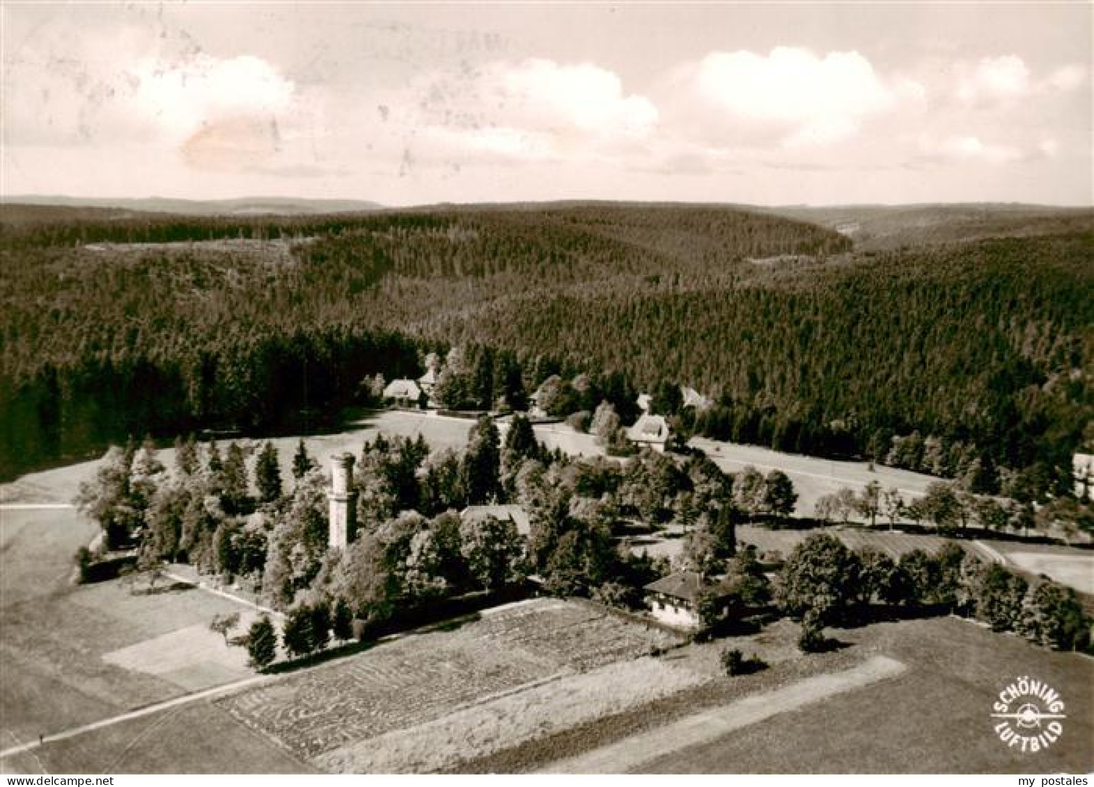 73896240 Freudenstadt Kienbergturm Fliegeraufnahme Freudenstadt - Freudenstadt