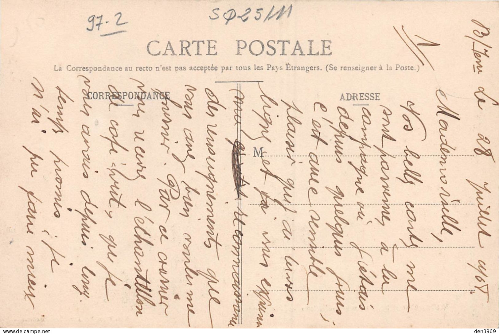 GUADELOUPE - Pêcheurs Confectionnant Leurs Nasses - Voyagé 1908 (2 Scans) - Altri & Non Classificati