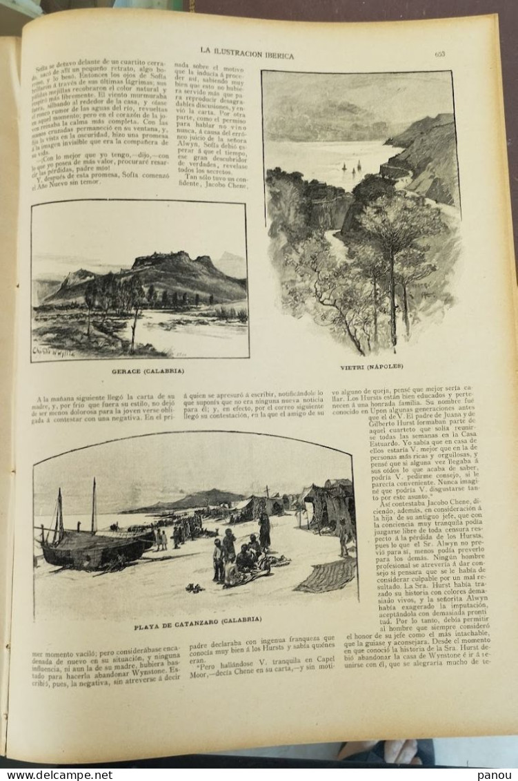 LA ILUSTRACION IBERICA 771 / 9-10-1897 CATANZARO. PROCIDA ISCHIA NAPOLI. CALABRIA - Sin Clasificación