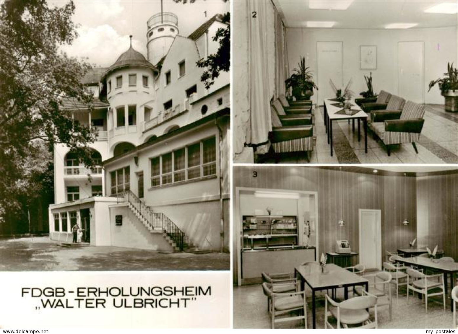 73896196 Koserow Ostseebad Usedom FDGB Erholungsheim Walter Ulbricht Aussenansic - Altri & Non Classificati