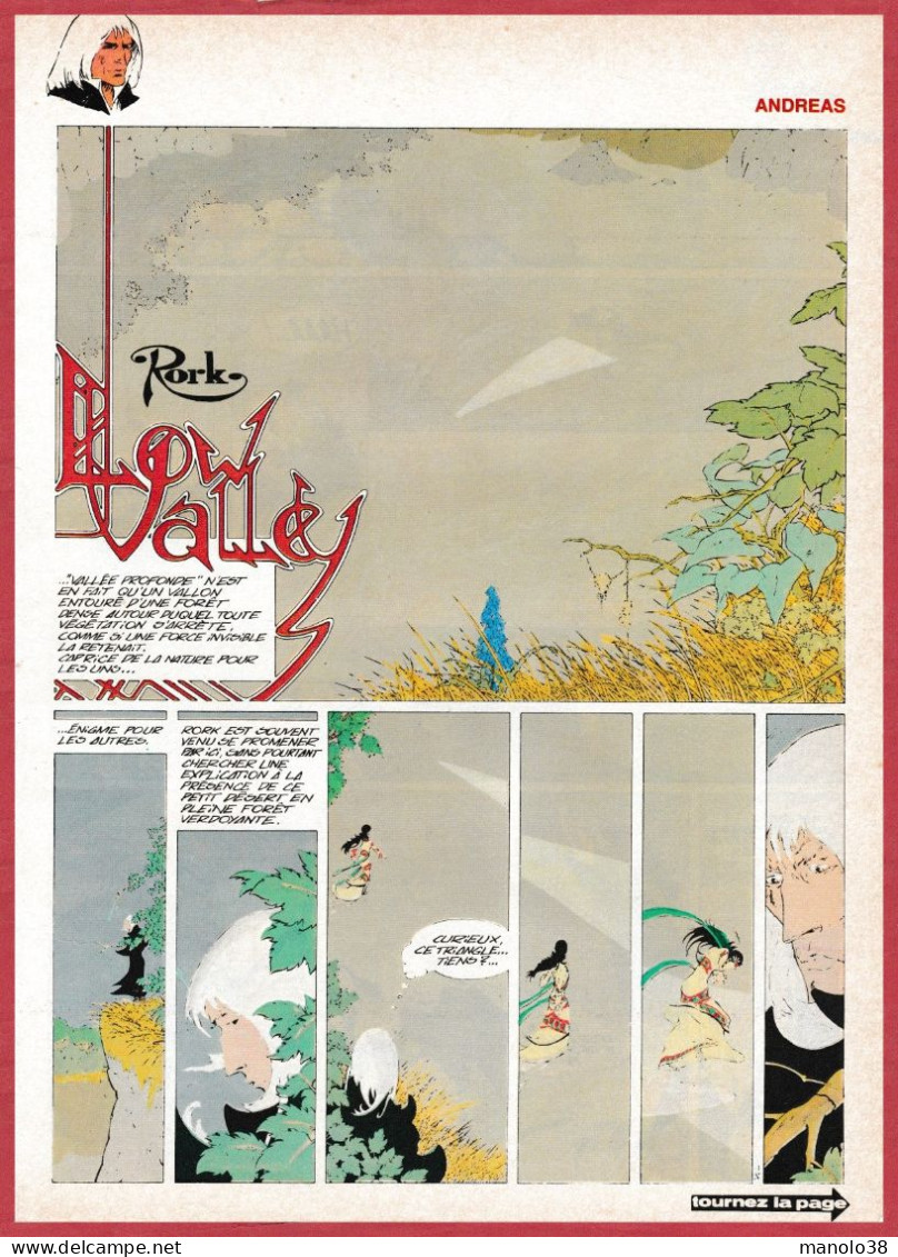 Rork. Low Valley. Bande Dessinée. BD. Andreas. Histoire Complète. Suivi D'un Portrait Du Héro Rork Par Andréas. 1980. - Sammlungen