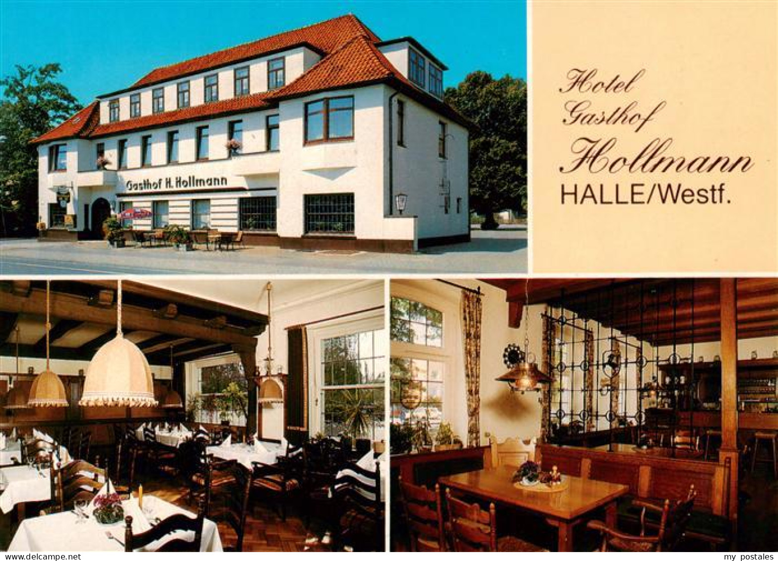 73896080 Halle  Westfalen Hotel Gasthof Hollmann Gastraeume  - Halle I. Westf.