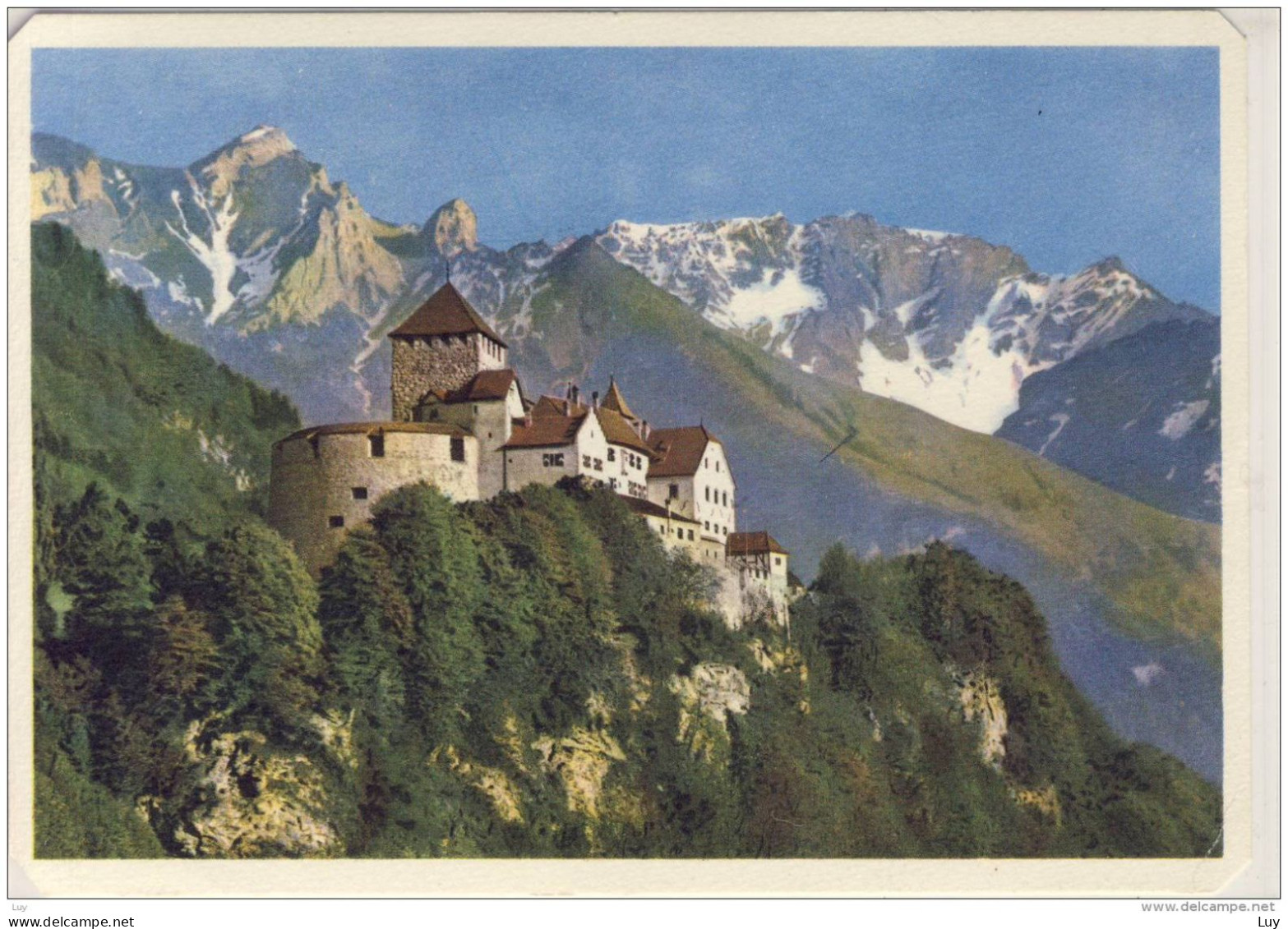 Castle VADUZ - LIECHTENSTEIN , Gel. 1965 - Liechtenstein