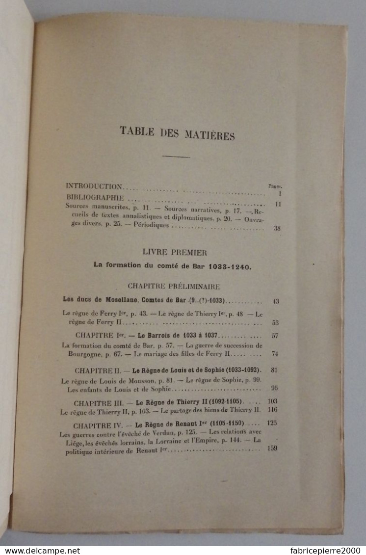 MEMOIRES DE LA SOCIETE DES LETTRES SCIENCES ET ARTS DE BAR-LE-DUC T43 1918-1921 EXCELLENT ETAT Meuse - Lorraine - Vosges