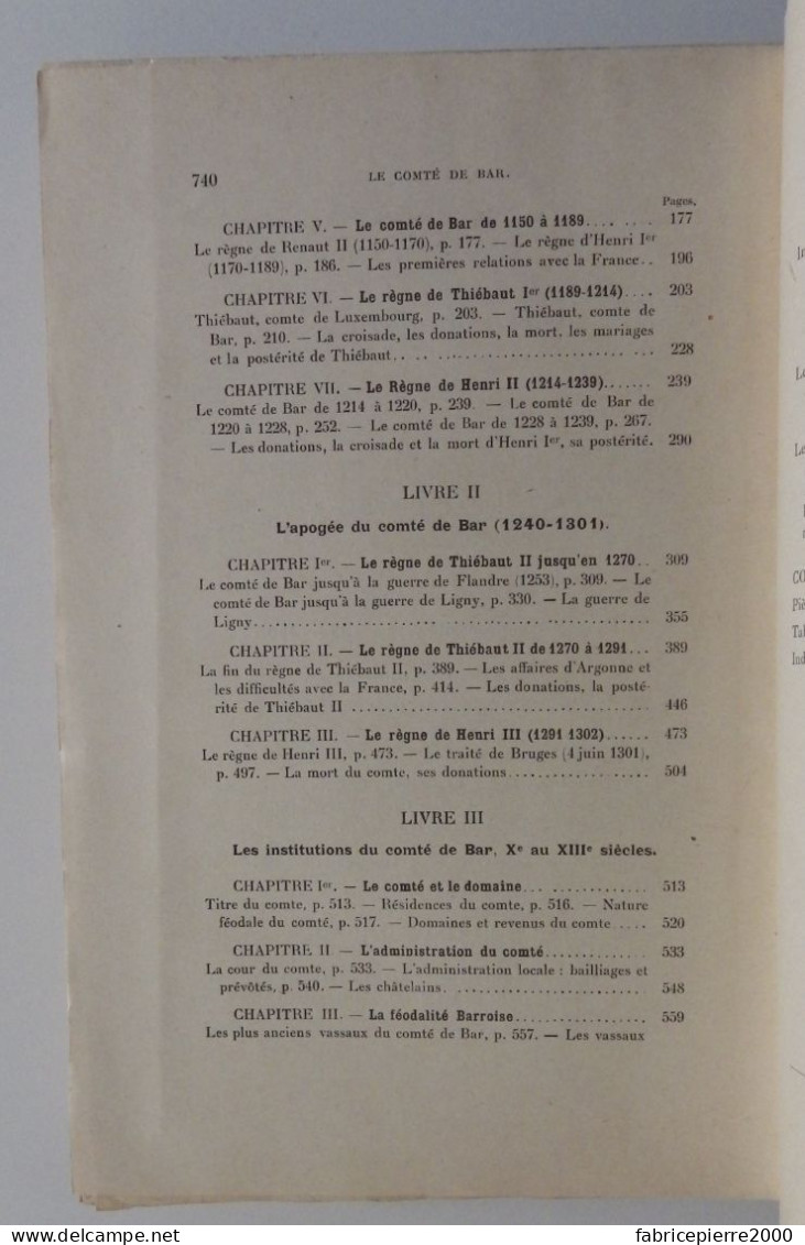 MEMOIRES DE LA SOCIETE DES LETTRES SCIENCES ET ARTS DE BAR-LE-DUC t43 1918-1921 EXCELLENT ETAT Meuse