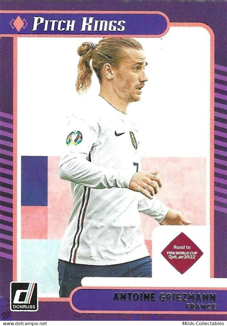 Soccer 2021-22 Panini Donruss PITCH KINGS #20 Antoine Griezmann - Trading Cards