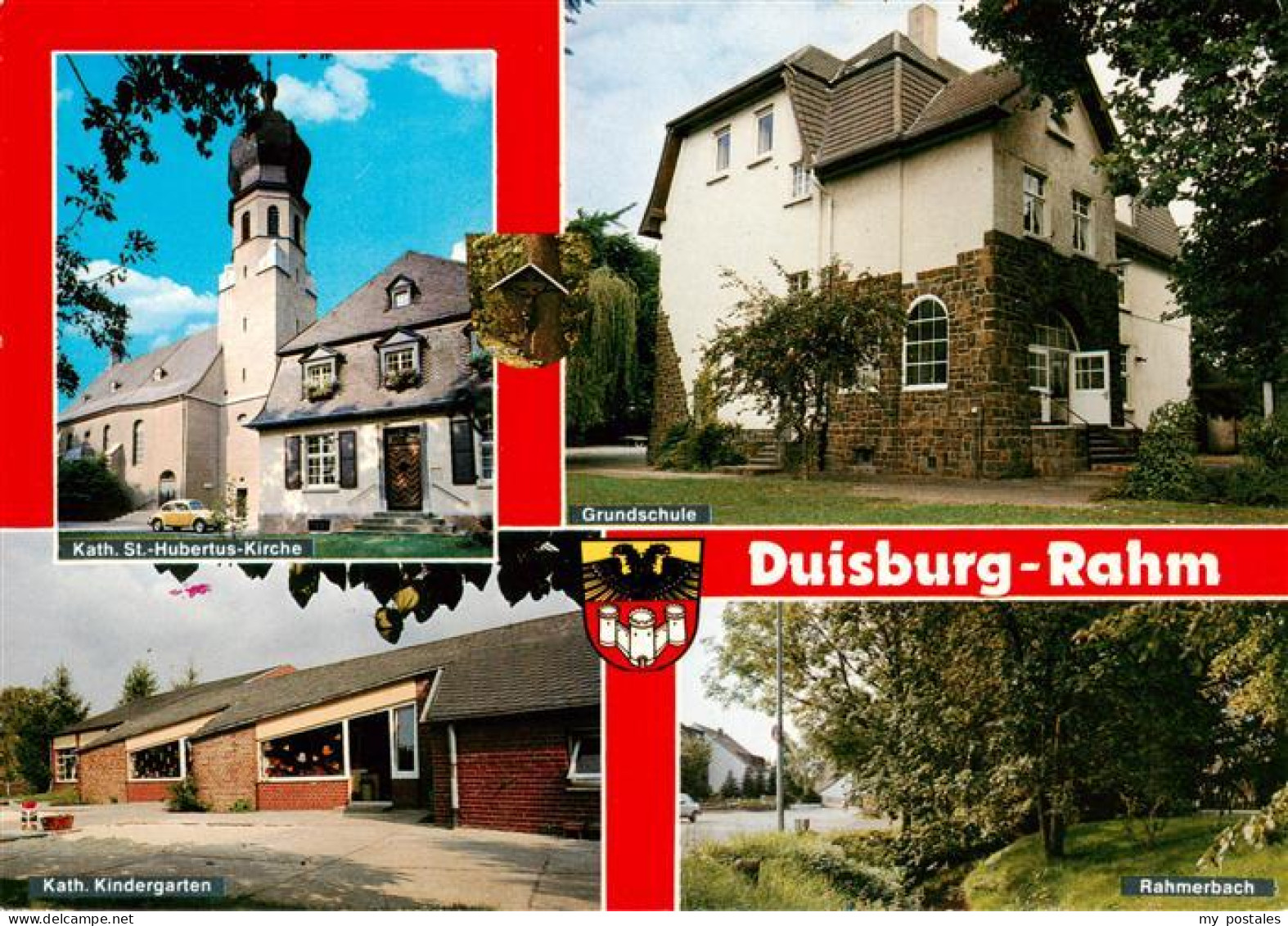 73895933 Rahm Duisburg Kath St Hubertus Kirche Grundschule Kath Kindergarten Rah - Duisburg