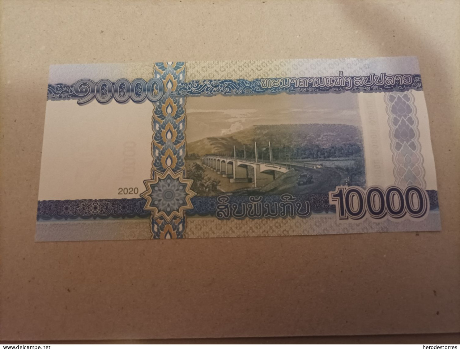 Billete De Laos De 10000 Kip, Año 2020, Serie AA, UNC - Laos