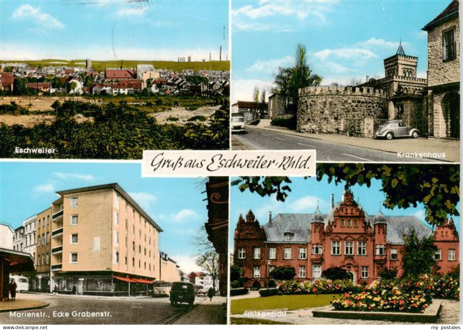 73895917 Eschweiler  Rheinland Panorama Krankenhaus Marienstrasse Ecke Grabenstr - Eschweiler