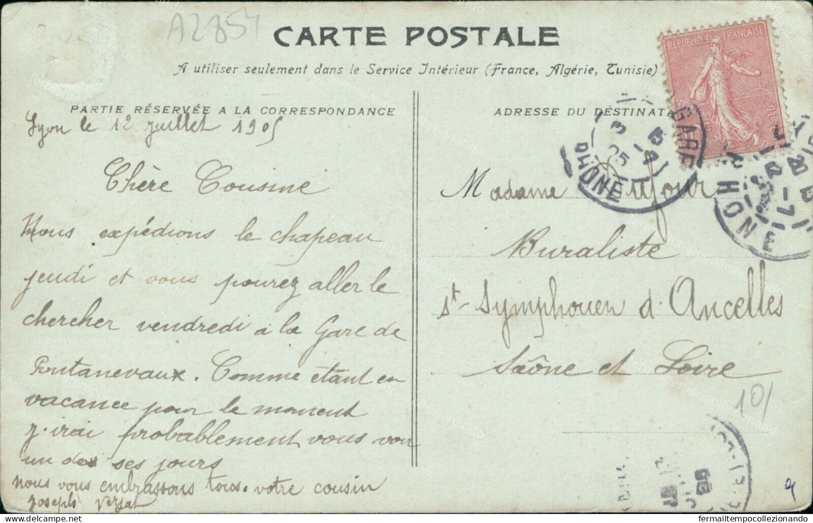 Az854 Cartolina Cpa Saint Galmier Source Badoit - Other & Unclassified
