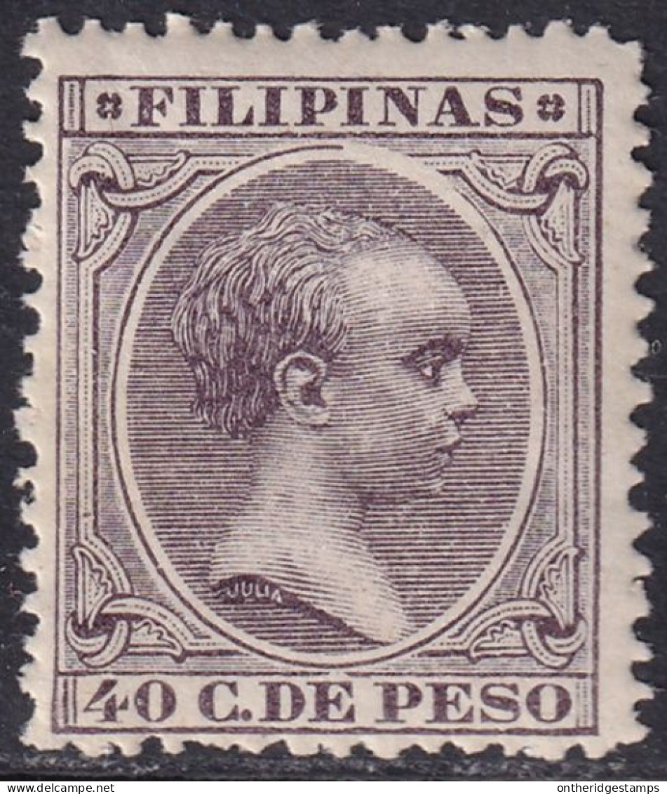 Philippines 1897 Sc 179 Filipinas Ed 129 MLH* Light Creases - Filipinas