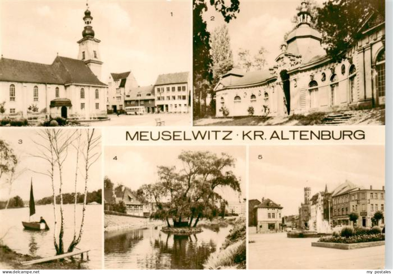 73895829 Meuselwitz Marktplatz Orangerie Hainbergsee Muehlteich Rathaus Meuselwi - Meuselwitz