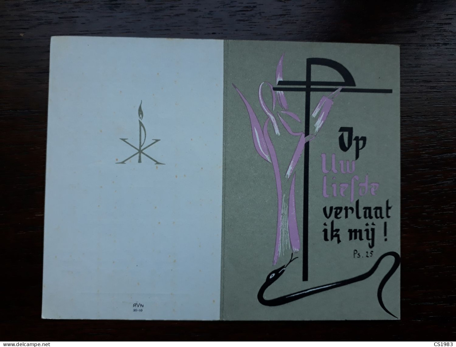 Oud-Hotelier - Frans Vermeille ° Knokke 1882 + Knokke 1964 X Melanie Savels (Fam: Van Houtte - Van Immerseel) - Todesanzeige