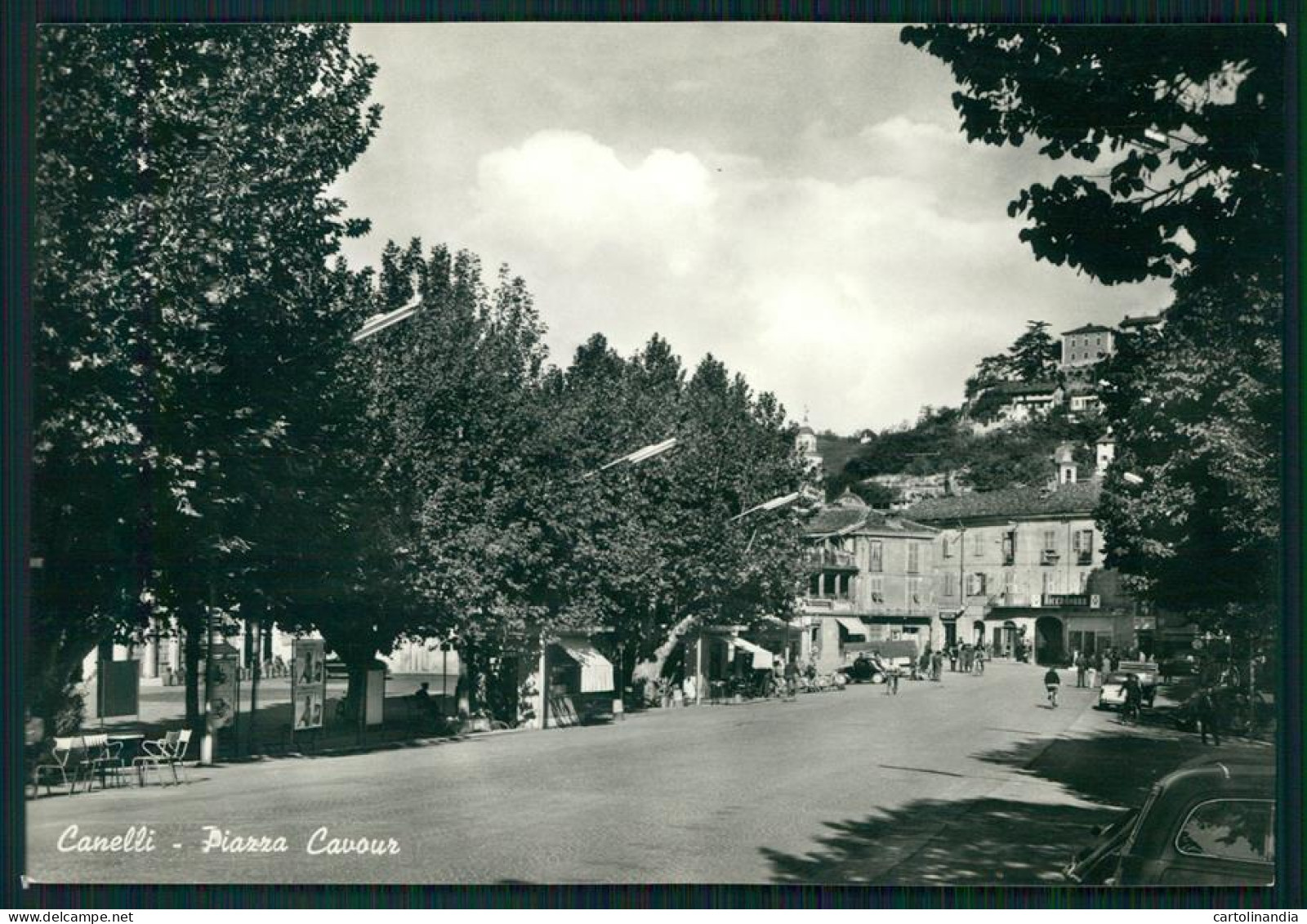 Asti Canelli Piazza Cavour Foto FG Cartolina MZ1859 - Asti