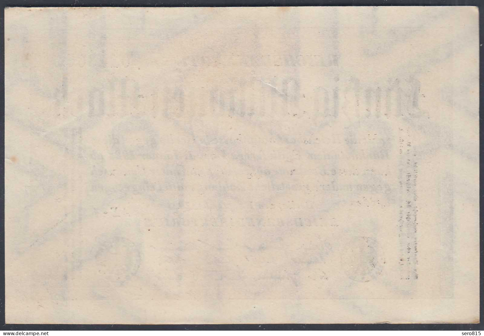 Reichsbanknote - 50 Millionen Mark 1923 Ro 108f VF- (3-) FZ A Sigma AΣ-4  (27247 - Other & Unclassified