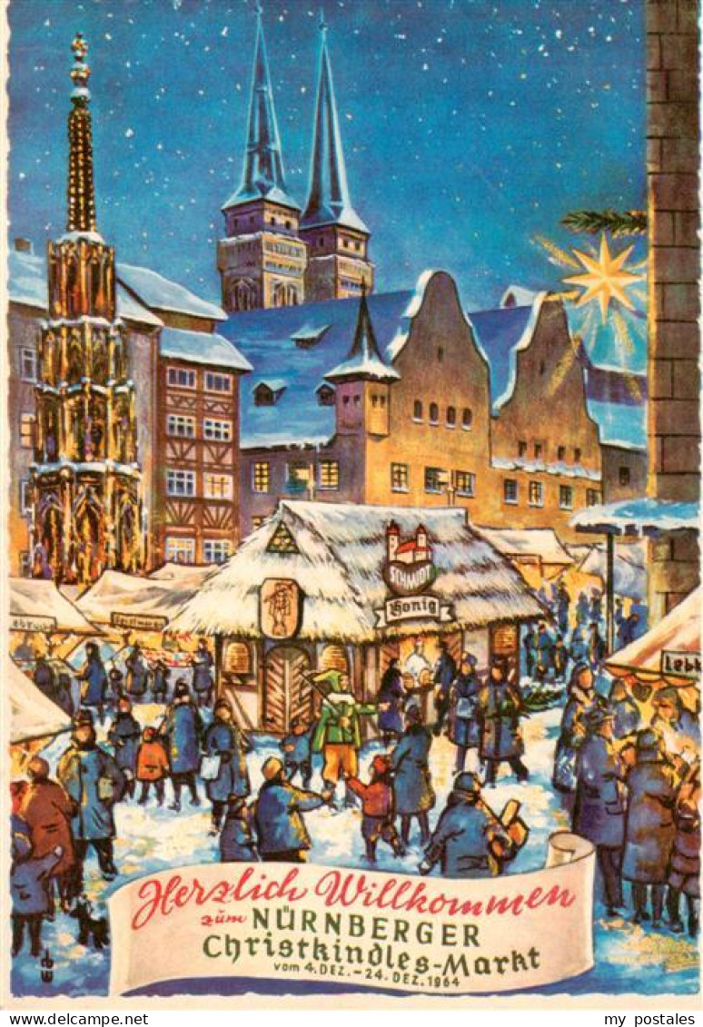 73895645 Nuernberg Christkindles-Markt Kuenstlerkarte Nuernberg - Nuernberg