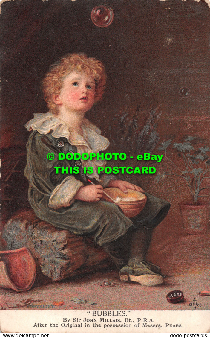 R493719 Bubbles. Messrs. Pears. Sir John Millais. Bt. P. R. A - Mondo