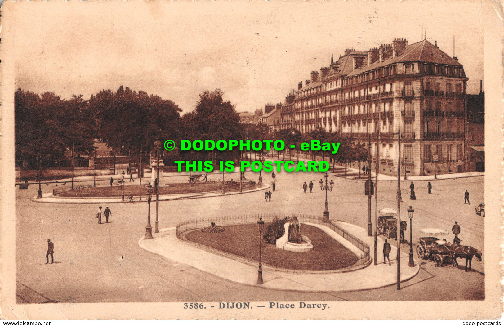 R493206 3586. Dijon. Place Darcy. Etablissements C. Lardier. C. L. B. 1928 - Mondo