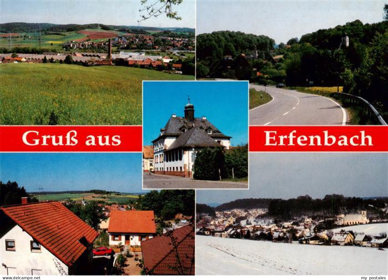 73895525 Erfenbach Panorama Strassen Und Ortspartie Gasthaus Erfenbach - Kaiserslautern