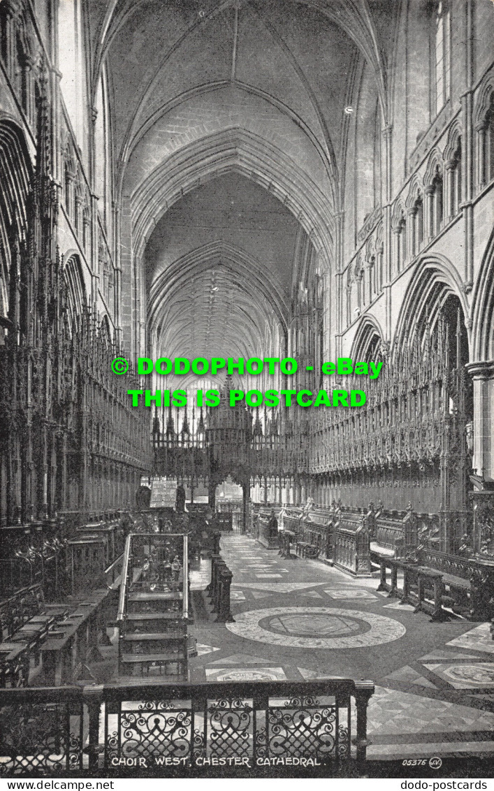 R493725 Chester Cathedral. Choir West. Valentine. Bromotone Series - Mondo