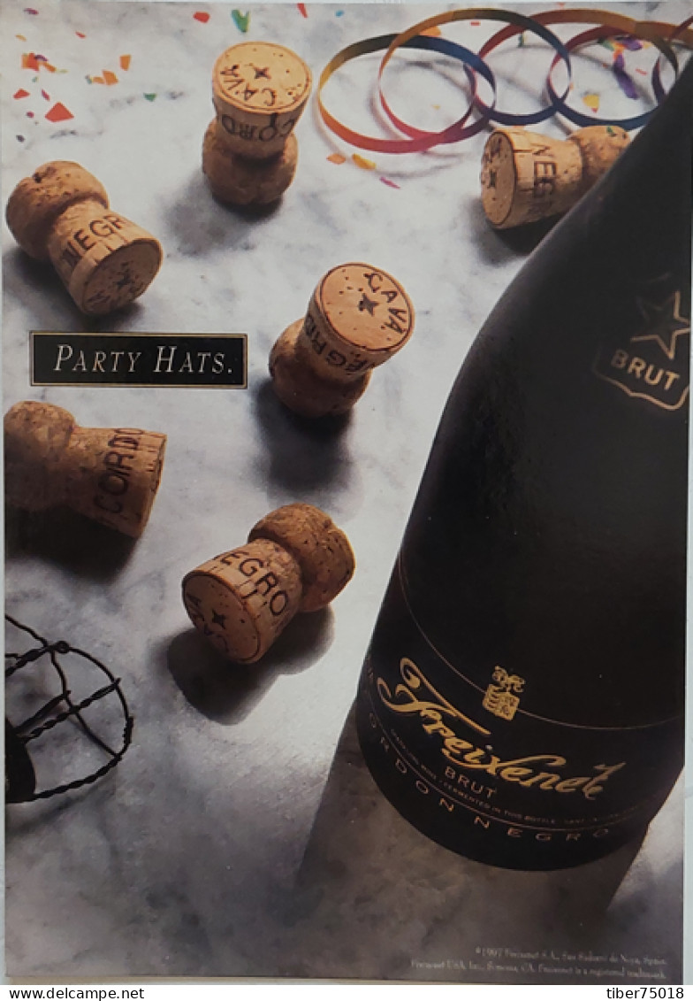 Carte Postale - Cordon Negro By Freixenet (boisson Méthode Champenoise - Alcool) Party Hats - Pubblicitari