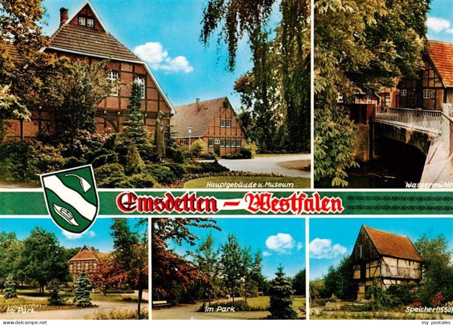 73895330 Emsdetten Hauptgebaeude Und Museum Wassermuehle Im Park Speicher Emsdet - Emsdetten