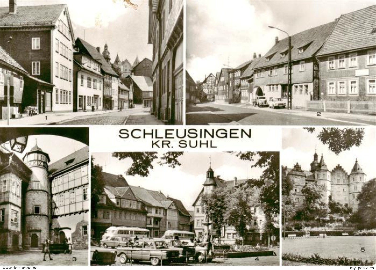 73895324 Schleusingen Bahnhofstrase Schloss Strasse Schloss Bertholdsburg Burgho - Schleusingen